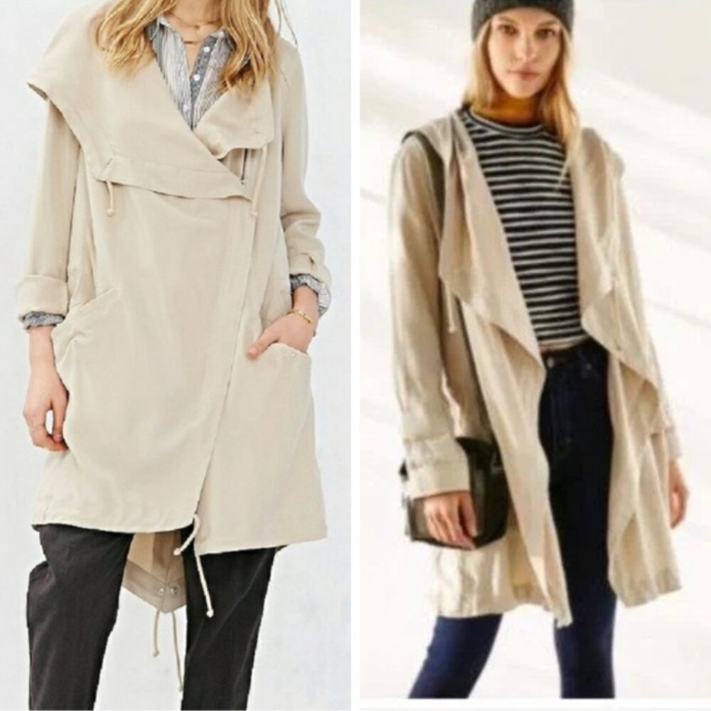 Urban Outfitters Silence + Noise Waylin Asymmetrical Parka